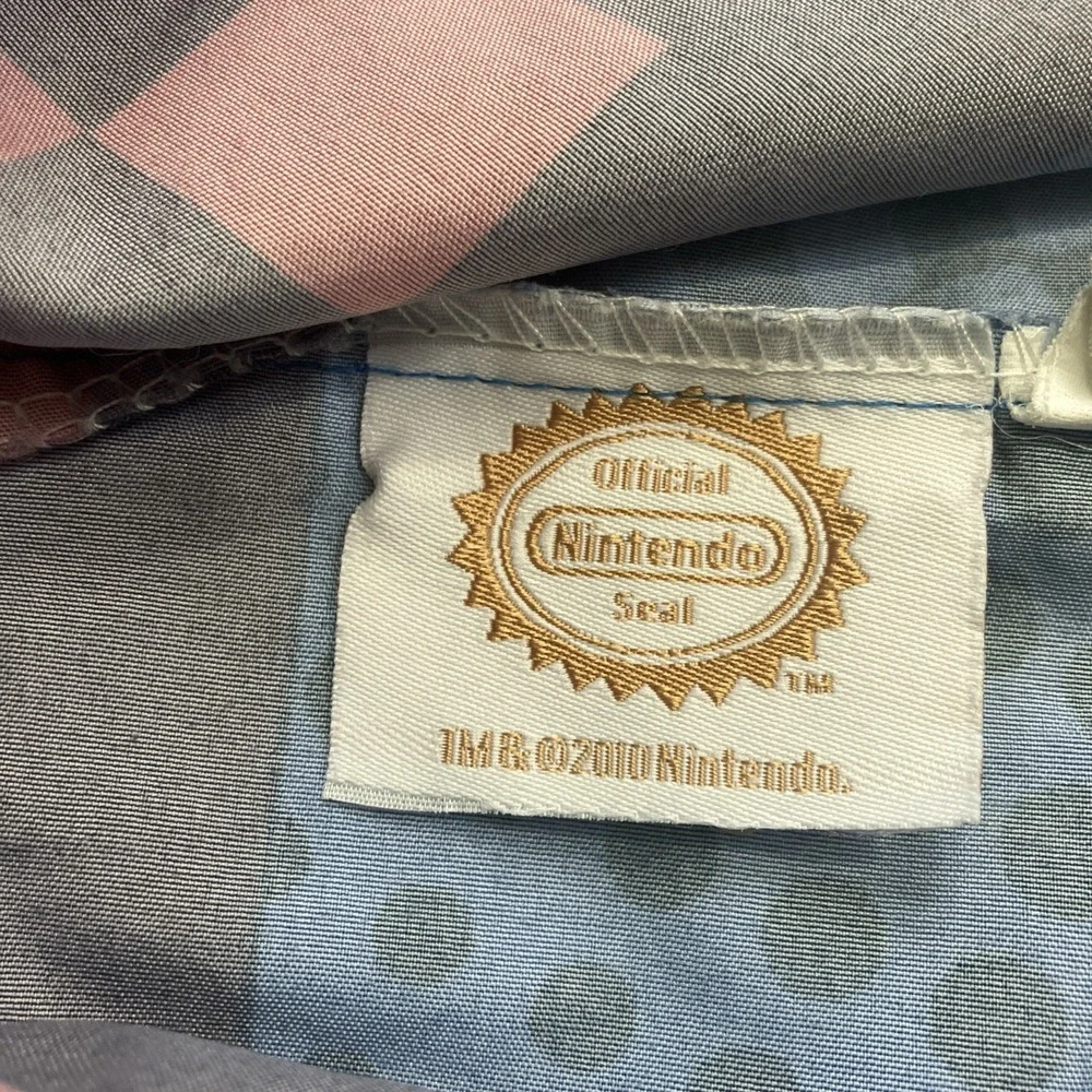 Nintendo Pillowcase‎ Mario Kart Wii Luigi Eat My Dust 2011 Kidcore Gamer Bedroom